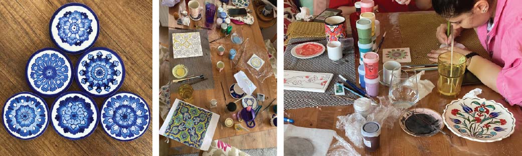 Elilie Osman Turkish Motif Ceramic Class 