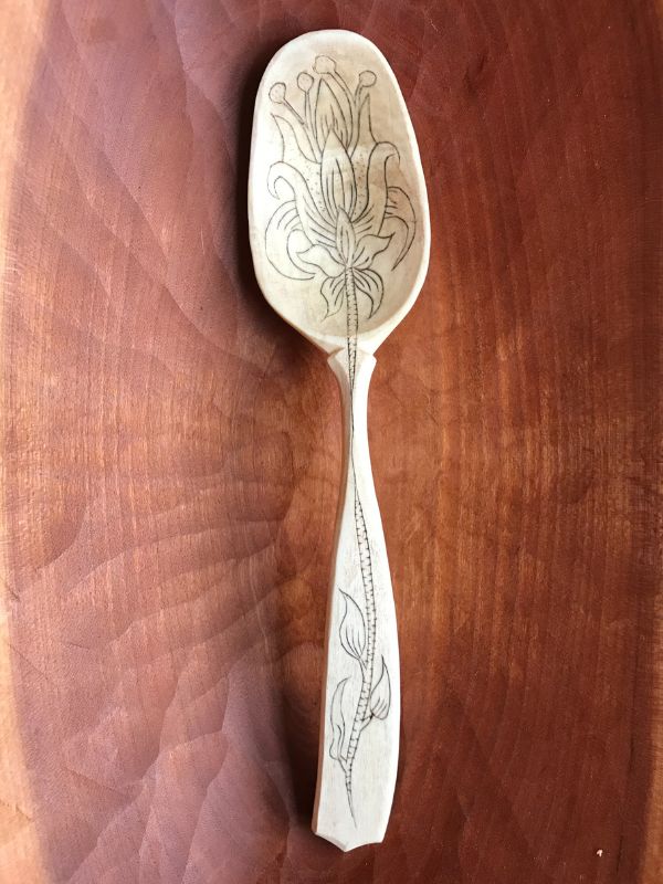 Spoon carved by Eric Goodson