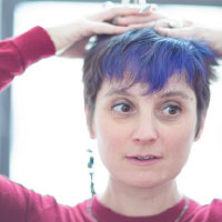 Katya Popova, a Russian-born, Boston-based multidisciplinary artist.