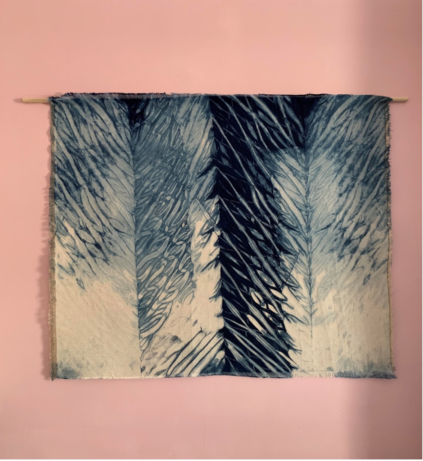 Shibori sample by Michelle Blanchette