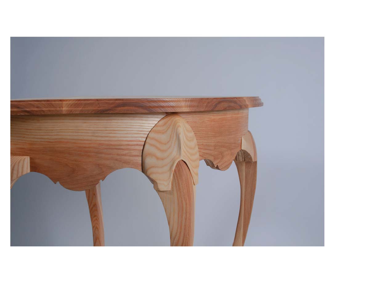 Willow Trodden Table Detail Willow Trodden Table Detail