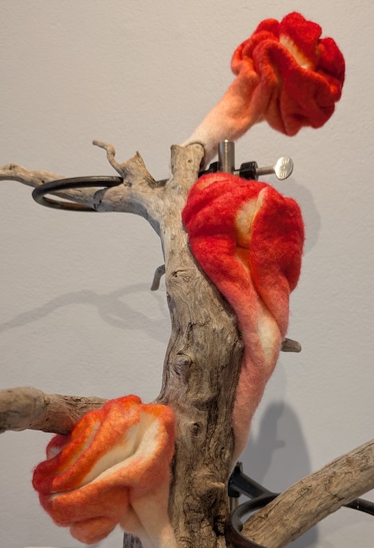 Felted sculpture by Anna Kristina Goransson