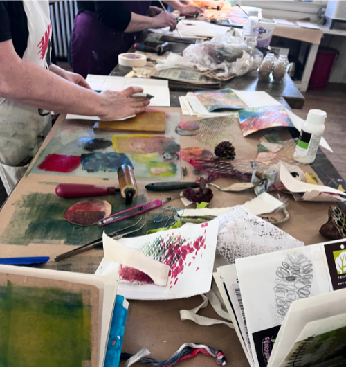 Gel Plate Printmaking