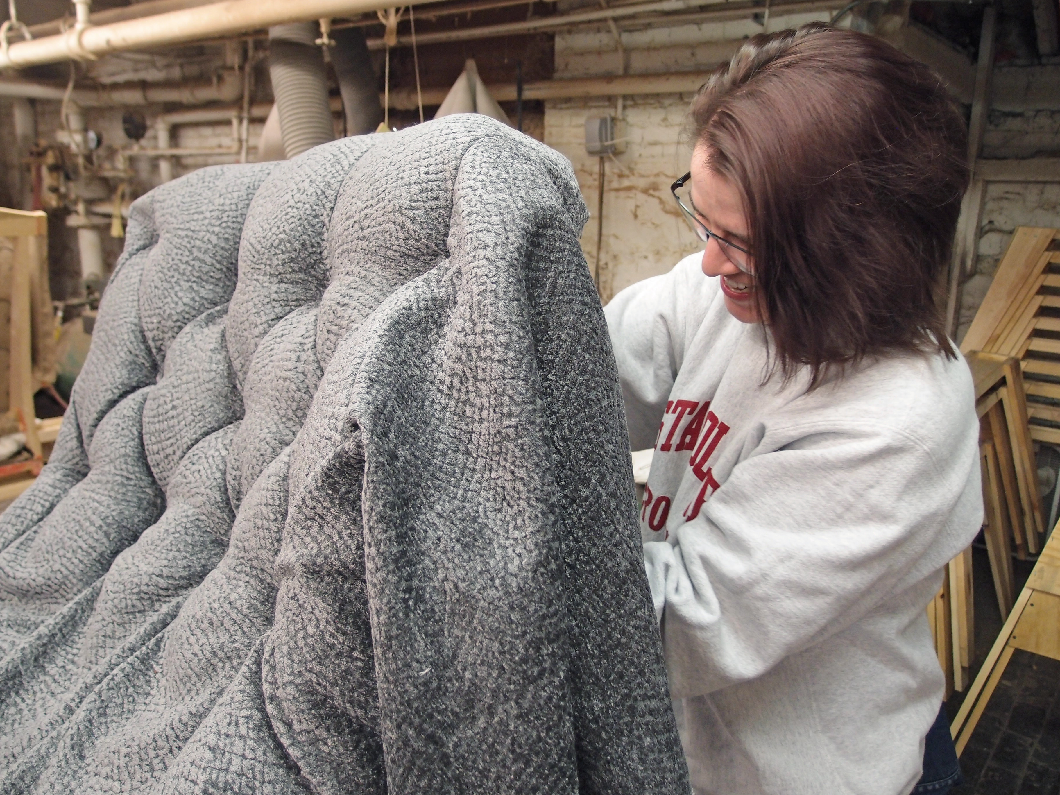 upholstery_class_student_working